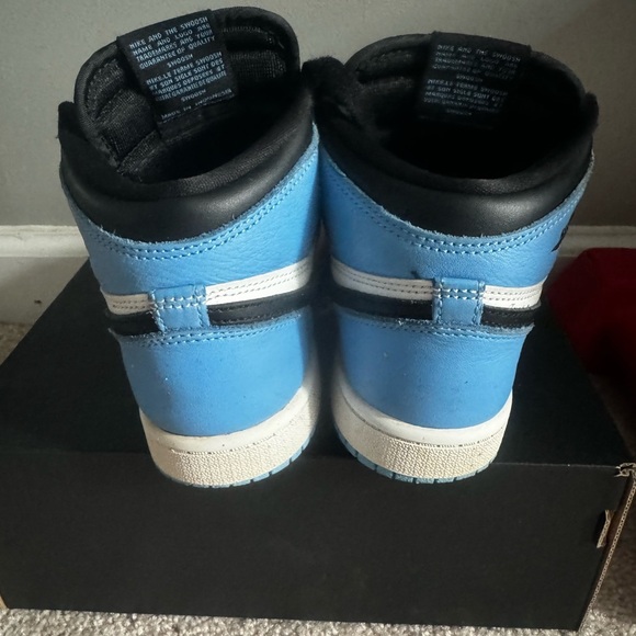 Nike Air Jordan High Top Sneakers - Black and Blue - Picture 8 of 9